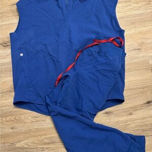 Figs Blue Scrub set